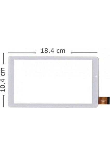 MT2014.03.21 Tablet Dış Camı Beyaz