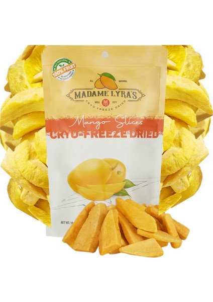 Mango Dilimleri (Dondurularak Kurutulmuş) Kuru Meyve Cipsi 16GR Freeze Dried