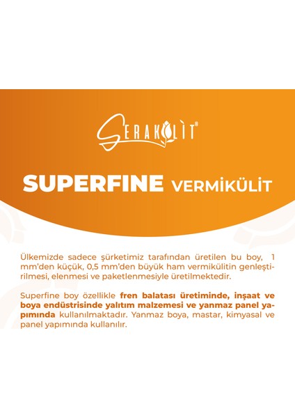 Vermikülit - Superfine 10 Litre
