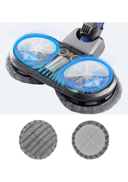 Dyson V6 V7 V8 V10 V11 Için 6 Adet Süper Ince Elyaf Fırça Kafası Paspas Bezleri (Yurt Dışından)