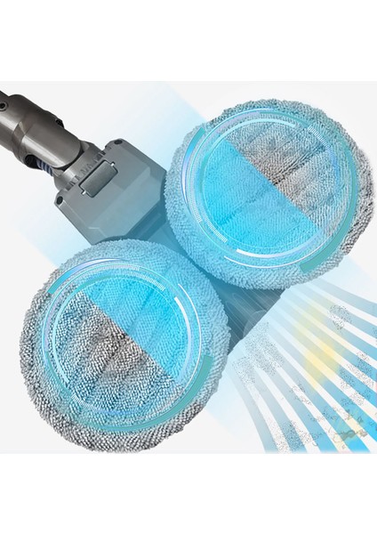 Dyson V6 V7 V8 V10 V11 Için 6 Adet Süper Ince Elyaf Fırça Kafası Paspas Bezleri (Yurt Dışından)
