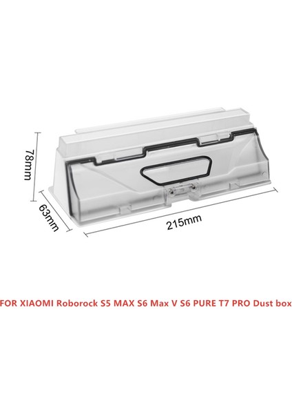 Xiaomi Roborock S5 Max S6 Maxv S6 Pure T7 Için Filtreli Toz Kutusu (Yurt Dışından)