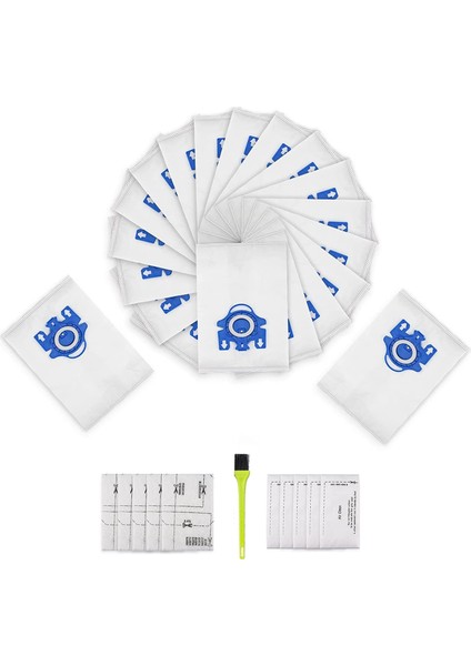 Miele Gn Vakum Torbası Için 20 Paket 3D Airclean Torbası Değişimi (Yurt Dışından)