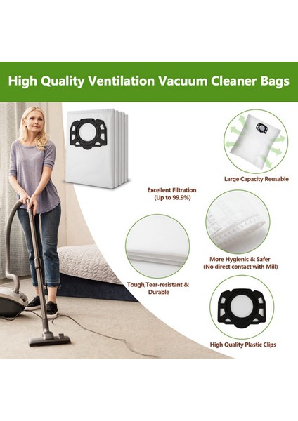 Karcher Wd3 Wd4 Wd5 Mv4 Mv5 Elektrikli Süpürge Aksesuarları Için Toz Torbası (Yurt Dışından) indirimleri