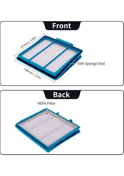 Shark Iq R101AE RV1001AE Için Ana Fırça Yan Fırça Hepa Filtresi (Yurt Dışından)