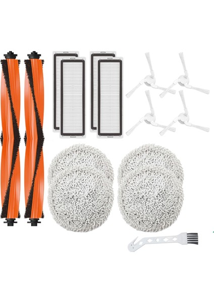 Mijia Pro Xiaomi STYTJ06ZHM Için Ana Yan Fırça Filtresi ve Paspas Bezi (Yurt Dışından)