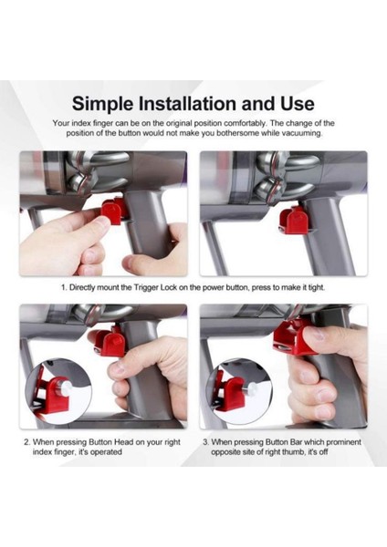 Dyson Elektrikli Süpürge Ana Bilgisayarının Motor Anahtarı Tokası Için V6 V7 V8 V10 V11 (Yurt Dışından)
