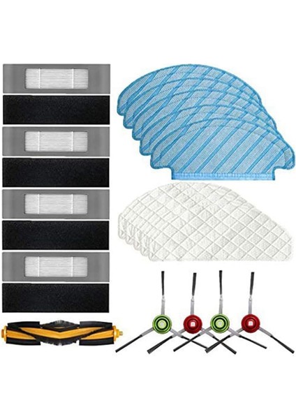 Ecovacs Deebot Ozmo T8 T8MAX Ana Yan Fırça Hepa Filtre Paspas Pedleri Için (Yurt Dışından)