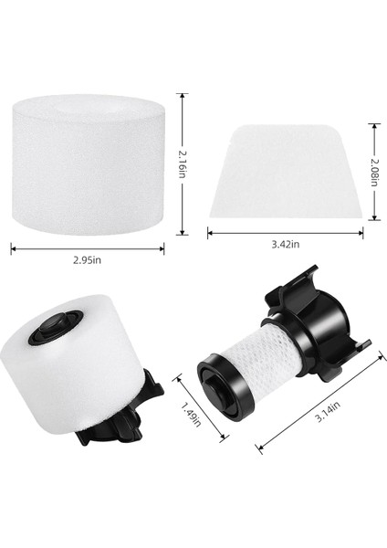 Shark IF100 IF200 Hepa Filtre Kiti Elektrikli Süpürge Aksesuarları (Yurt Dışından)