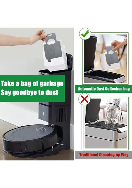 Irobot Roomba I3+(3550) I4+(4552)I6+(6550) Için 18 Paket Vakum Torbası (Yurt Dışından)