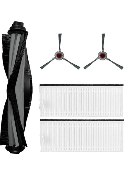 Ecovacs Deebot N9 N9+ Robotik Vakum Için Filtre Ana Fırça Yan Fırça (Yurt Dışından)