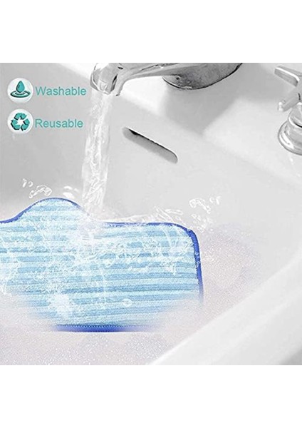 6pcs Mikrofiber Mat Dupray Temiz Buharlı Temizleyici Yıkanabilir Mat Için Fit (Yurt Dışından) fiyatları