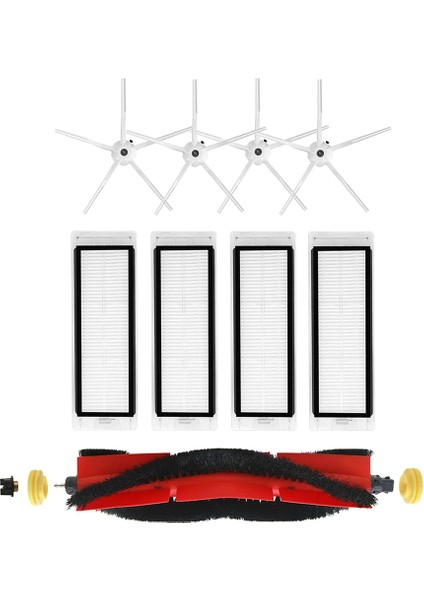 Roborock S4 S5 S50 S51 S55 Için Ana Fırça Yan Fırça Hepa Filtresi (Yurt Dışından)