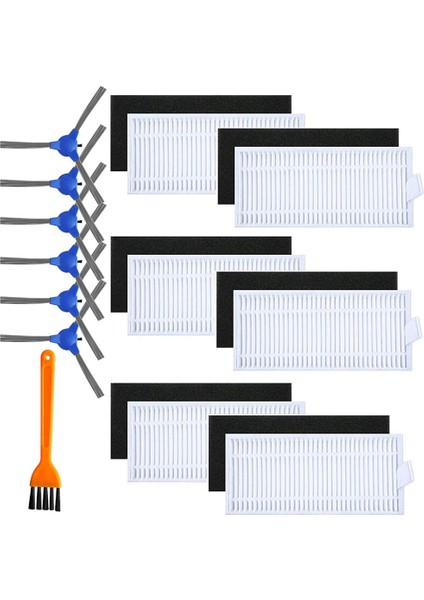 Eufy Robovac 11S 15C 30C Için Yedek Yan Fırçalar Hepa Filtreleri (Yurt Dışından)