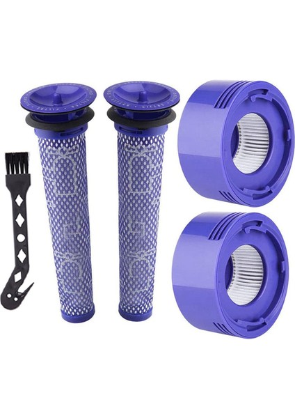 Dyson V7, V8 Vakum Için 2 Paket Ön Filtre ve 2 Paket Son Filtre (Yurt Dışından)