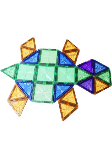 Magnespace Magnetic Tiles 3 Boyutlu Mıknatıslı Yapı Oyuncak Seti 108 Parça
