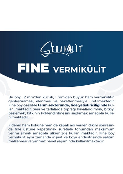 Vermikülit - Fine 50 Litre