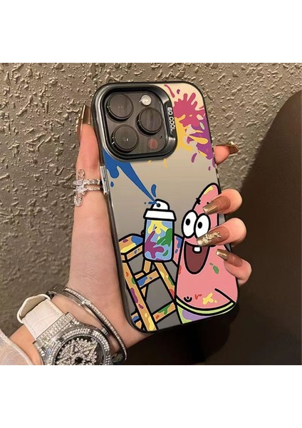 Renkli Gümüş ve Siyah Patrick Graffiti Telefon Kılıfı (Yurt Dışından)