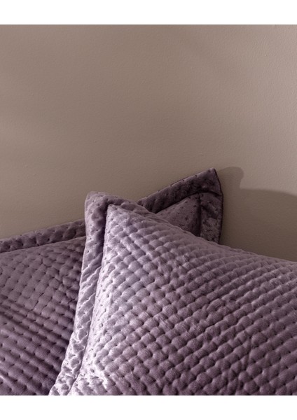 Boulogne Çift Kişilik Yatak Örtüsü - Mürdüm modelleri