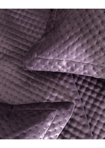 Boulogne Çift Kişilik Yatak Örtüsü - Mürdüm fırsatları