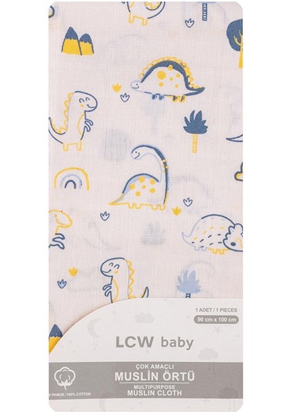 Lcw Baby Baskılı Erkek Bebek Müslin Bez 90X100 cm fırsatları