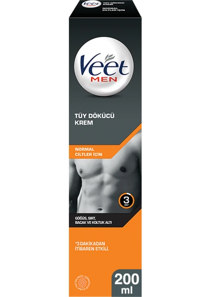 Veet Men Erkeklere Özel Tüy Dökücü Krem 200 ml