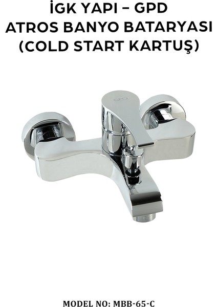 Igk Yapı - Gpd MBB65-C Atros Banyo Bataryası (Cold-Start Kartuş) fiyatları