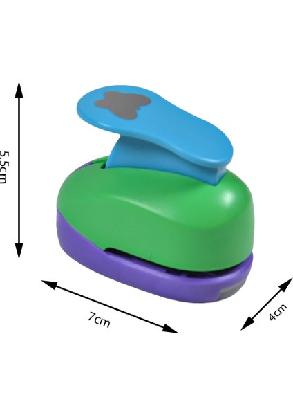 Şekilli Delgeç Kelebek 2.5 cm KM8810