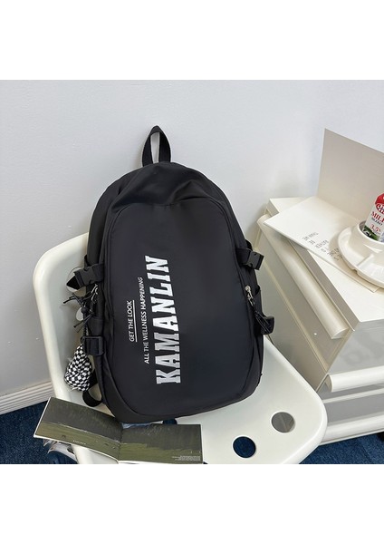 Çok Yönlü Kampüs Sırt Çantası, Moda Trendi, Kontrast Renkli Günlük Sırt Çantası, Lise Öğrenci Çantası (Yurt Dışından)