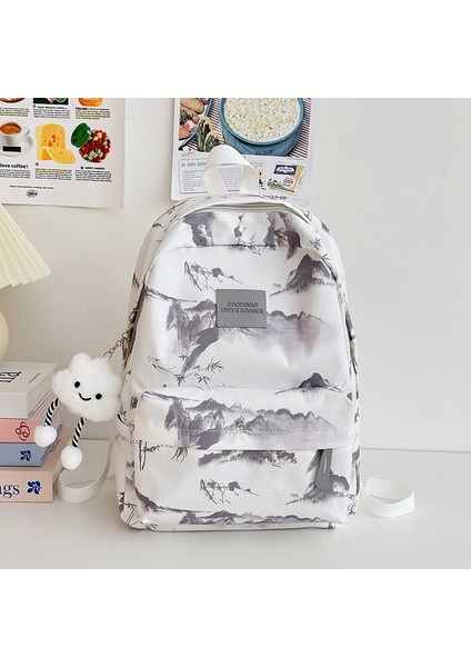 Bayan Üniversite Öğrencileri Için Basit ve Çok Yönlü Sırt Çantası, Şık, Büyük Kapasiteli Bilgisayar Seyahat Çantası, Lise ve Ortaokul Öğrencisi Sırt Çantası (Yurt Dışından)