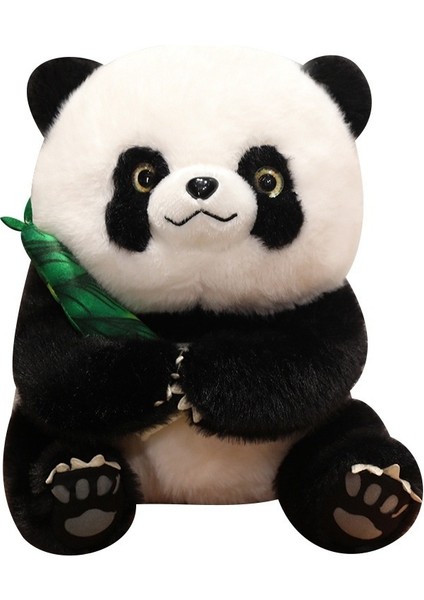 20 cm Sevimli Bambu Ateşi Panda Bebek Büyük Panda Bebek Yastık Peluş Oyuncak (Yurt Dışından)