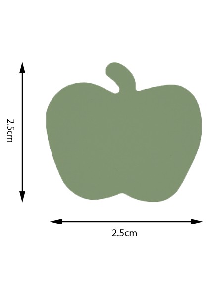 Şekilli Delgeç Elma 2.5 cm KM8810