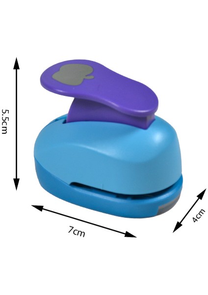 Şekilli Delgeç Elma 2.5 cm KM8810