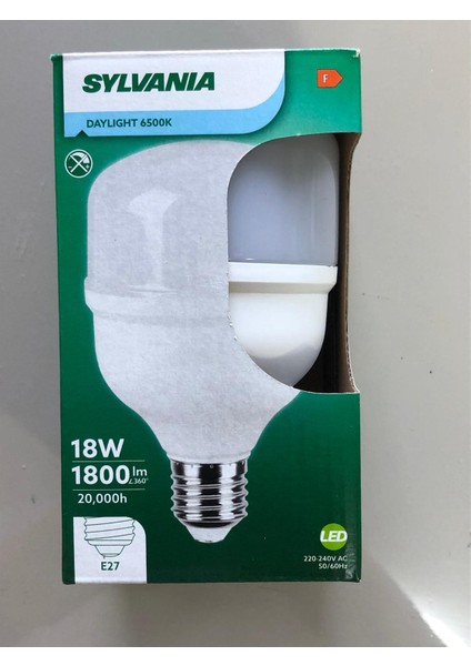 3 Adet Sylvanıa Toledo Hilux 18W=1800 Lümen 6500K Beyaz LED Lamba 20,000 Saat