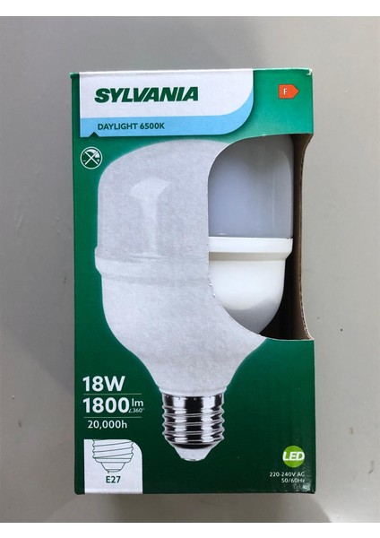 3 Adet Sylvanıa Toledo Hilux 18W=1800 Lümen 6500K Beyaz LED Lamba 20,000 Saat