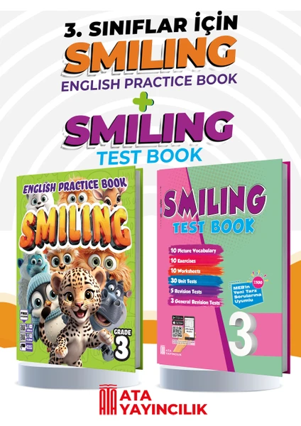 3. Sınıf Smiling English Practice Book + Smiling Test Book Set