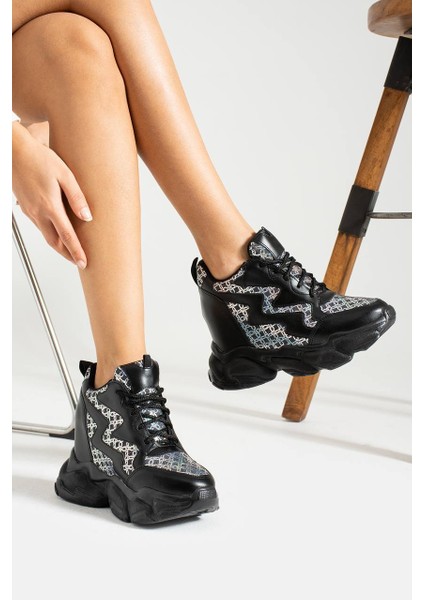 Dolgu Topuklu Kadın Spor Ayakkabı Yükseklik [10] Cm modelleri