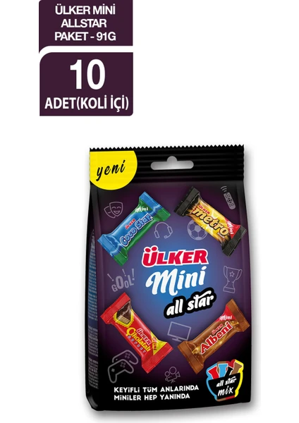 İkramlık Mini All Star 91 gr 10'lu