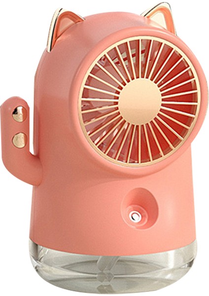 Masa Sisleme Vantilatörü, Kişisel Soğutma Mister Fan, Ofis, Ev ve Kamp Pembesi Için USB Şarj Edilebilir Su Püskürtme Sis Vantilatörü (Yurt Dışından)