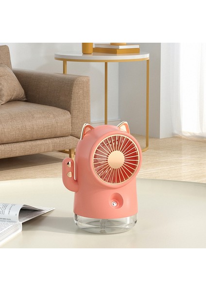 Masa Sisleme Vantilatörü, Kişisel Soğutma Mister Fan, Ofis, Ev ve Kamp Pembesi Için USB Şarj Edilebilir Su Püskürtme Sis Vantilatörü (Yurt Dışından) fiyatları