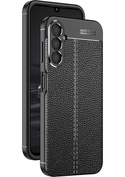 Samsung Galaxy A54 Uyumlu Kılıf Deri Silikon Yüzey Darbe Korumalı Soft Yapı Case Cover Çiziklerden Kirden ve Darbeden Korumalı Kılıf