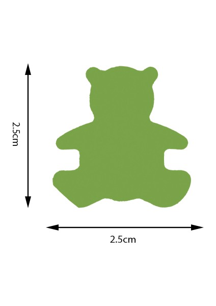 Şekilli Delgeç Ayıcık 2.5 cm KM8810