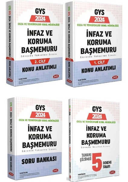 2024 GYS Ceza ve Tevkifevleri İnfaz ve Koruma Başmemuru Konu Anlatımı - Soru Bankası - 5 Deneme 3'lü Set