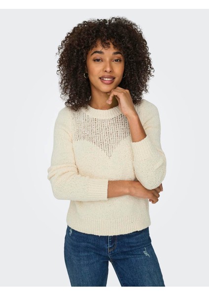 Kadın Kazak Ekru 15327663 Onlemıra L/s O-Neck Knt modelleri