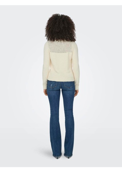 Kadın Kazak Ekru 15327663 Onlemıra L/s O-Neck Knt fırsatları