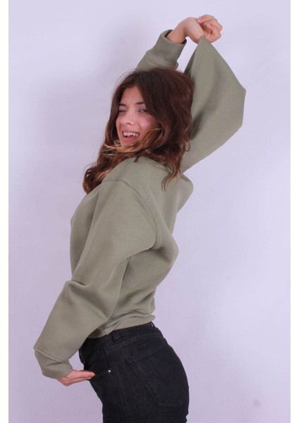 Kadın Sweatshirt Haki LF2033675 fiyatları