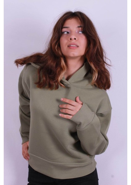 Kadın Sweatshirt Haki LF2033675 modelleri