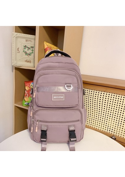 Ilkokul, Ortaokul ve Lise Öğrencileri Için Kanvas Okul Çantaları, Geniş Kapasiteli, Sade ve Güzel Görünümlü Sırt Çantaları (Yurt Dışından)