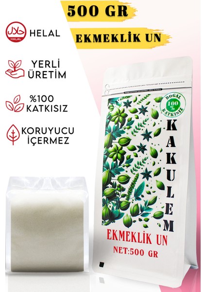 Sertifikalı Ata Tohum Ekmeklik Tam Buğday Unu 500 gr