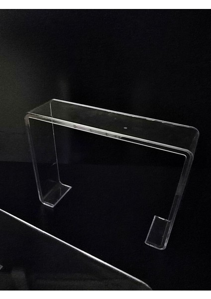 Beyaz 3lü Merdiven Stand, Ayakkabı Standı, 3lü Stand Seti Pleksi Şeffaf Plastik fırsatları